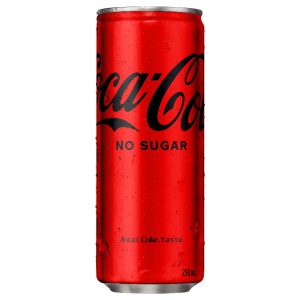 NO SUGAR COKE – 250MLS – CANS