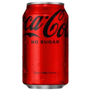 NO SUGAR COKE – CANS – 24PK – 375MLS