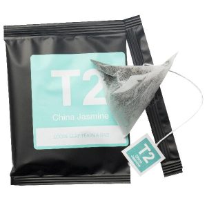 T2 – 100PK FOIL – CHINA JASMINE – GREEN TEA – TEA BAG