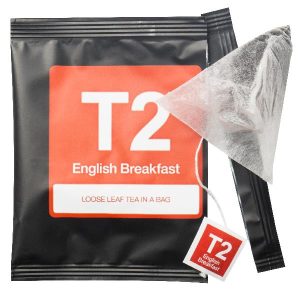 T2 – 100PK FOIL – ENGLISH BREAKFAST – TEA BAG