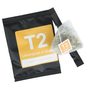 T2 – 100PK FOIL – LEMONGRASS & GINGER – TEA BAG