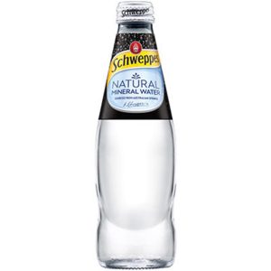 SCHWEPPES – GLASS – NATURAL MINERAL – 300MLS – 24PK