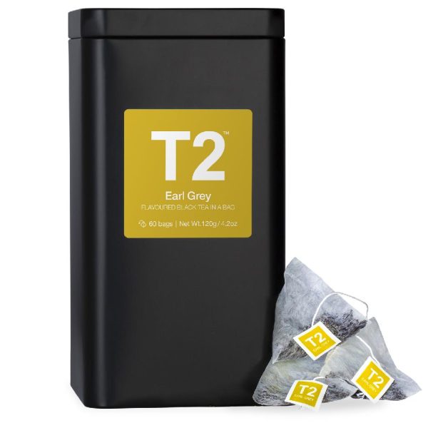 T2 – 60PK TIN – EARL GREY – TEA BAG