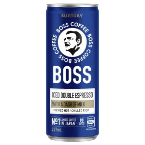 BOSS COFFEE – ICED DOUBLE ESPRESSO – 237MLS CANS – 12PK