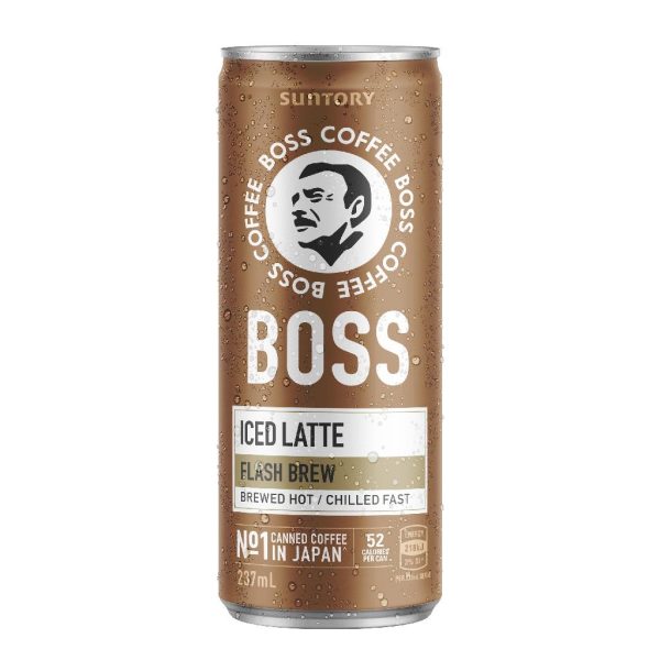 BOSS COFFEE – ICED LATTE – 237MLS CANS – 12PK