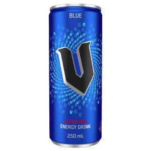V – 250MLS – BLUE – CANS – 24PK