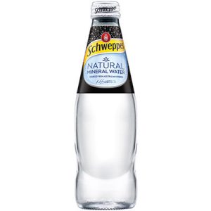 SCHWEPPES – GLASS – NATURAL MINERAL – 300MLS – 24PK