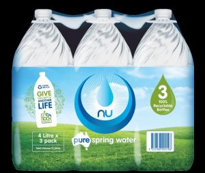 NU PURE – 4LTS – SPRING WATER – 3PK