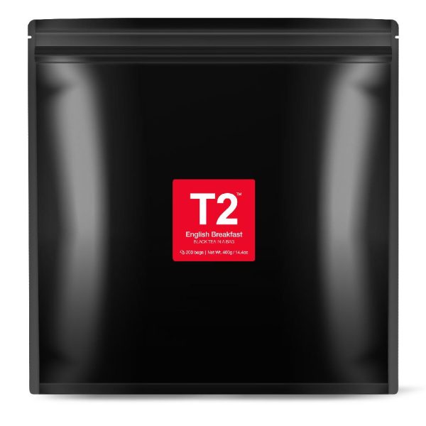 T2 – 200PK FOIL – ENGLISH BREAKFAST – TEA BAG