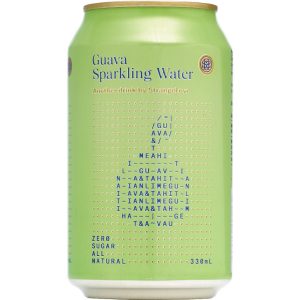 STRANGE LOVE – CANS – GUAVA – SPARKLING WATER – 24PK – 330MLS