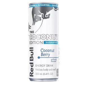 RED BULL – COCONUT & BERRY – SUGAR FREE – 250MLS CANS – 1 X 12PK
