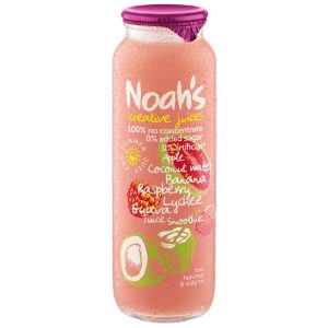 NOAHS – RASPBERRY – COCONUT WATER – LYCHEE – 260MLS – 12PK