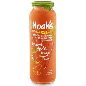 NOAHS – CARROT APPLE GINGER – VEGGIE JUICE – 260MLS – 12PK