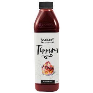 BARKER’S – STRAWBERRY TOPPING – 1.25KGS