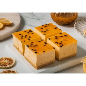 GF – LEMON & PASSIONFRUIT – CHEESECAKE – SLICE – 15PK – 140G