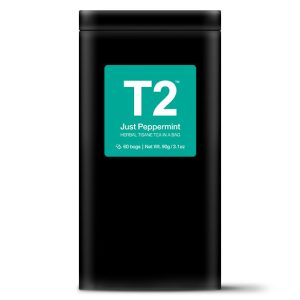 T2 – 60PK TIN – PEPPERMINT – TEA BAG