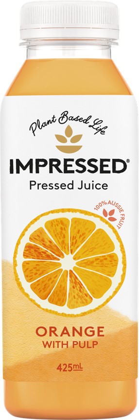 IMPRESSED – ORANGE JUICE – 425MLS – 2 X 6PK