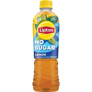 LIPTON – NO SUGAR – LEMON TEA – 500MLS – 12PK