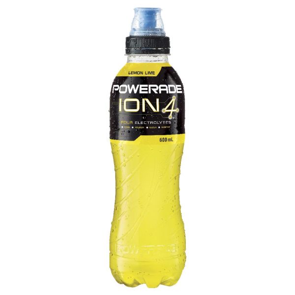 POWERADE – YELLOW – LEMON LIME – 600MLS – 12PK