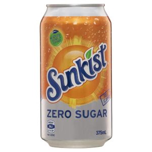 SCHWEPPES – 10PK CANS – ZERO – SUNKIST – 375MLS