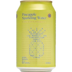 STRANGE LOVE – CANS – PINEAPPLE – SPARKLING WATER – 24PK – 330MLS