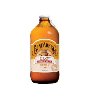 BUNDABERG – DIET – GINGER BEER – 375MLS – 12PK