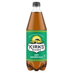 KIRKS – DRY GINGER ALE – 1.25LTS – 12PK