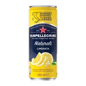 SAN PELLEGRINO – CANS – LIMONATA – 330MLS – 24PK