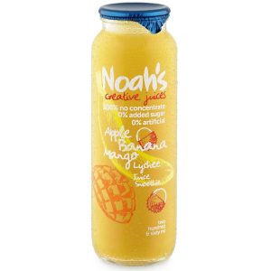 NOAHS – YELLOW SMOOTHIE – BANANA, LYCHEE – 260MLS -12PK