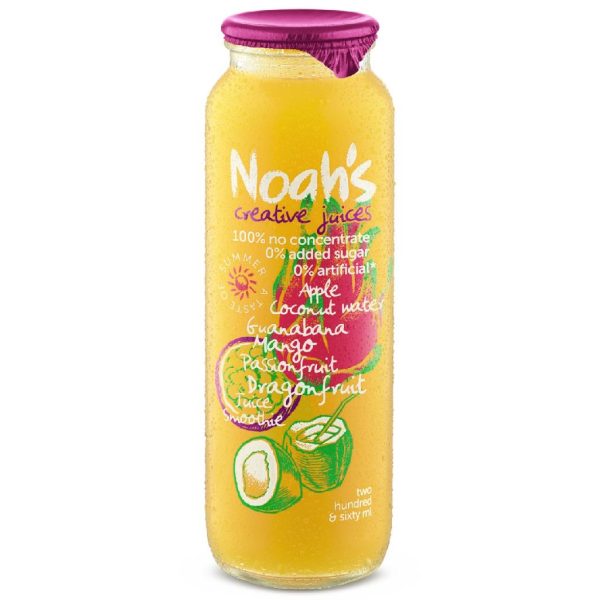 NOAHS – PASSIONFRUIT – COCONUT WATER – GUANABANA – 260MLS – 12PK