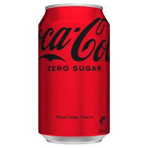 ZERO SUGAR COKE – CANS – 24PK – 375MLS