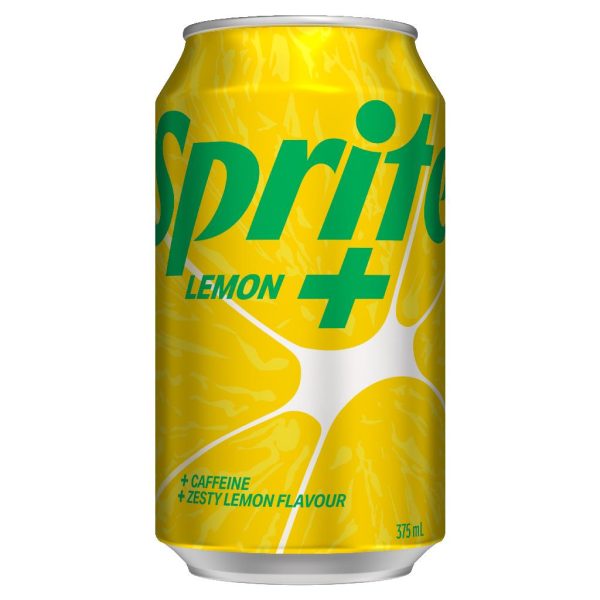 SPRITE LEMON PLUS – CANS – 24PK – 375MLS