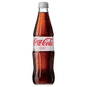 DIET COKE – GLASS – 330MLS – 24PK