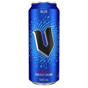 V – 500MLS – BLUE – CAN – 12PK