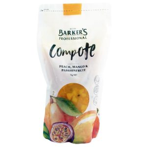 BARKER’S – PEACH MANGO PASSIONFRUIT COMPOTE – 1KGS