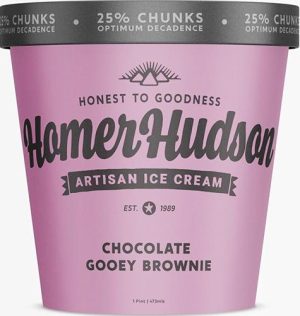 HOMER HUDSON – CHOC GOOEY BROWNIE – 6PK – 473ML