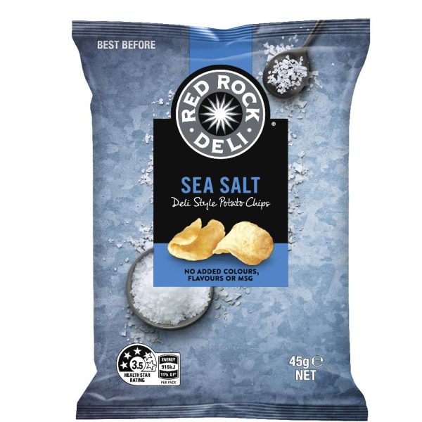 RED ROCK – SEA SALT – 45GMS – 18PK