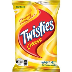 TWISTIES – CHEESE – 45GMS – 24PK