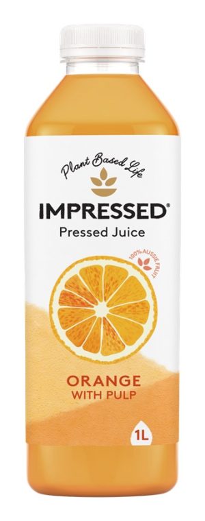 IMPRESSED – ORANGE JUICE – WITH PULP – 1LTS – 1X 6PK