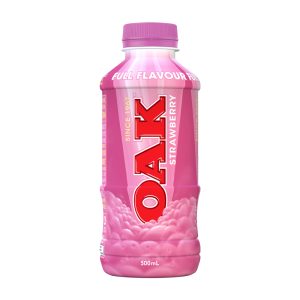 OAK MILK – 2 X 6PK – STRAWBERRY – PLASTIC – 500MLS – 12PK