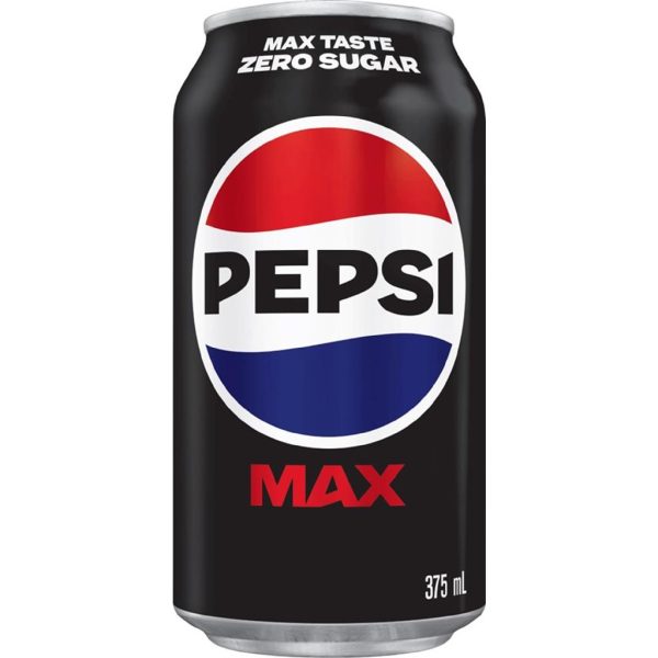 PEPSI MAX – 30PK CANS – 375MLS