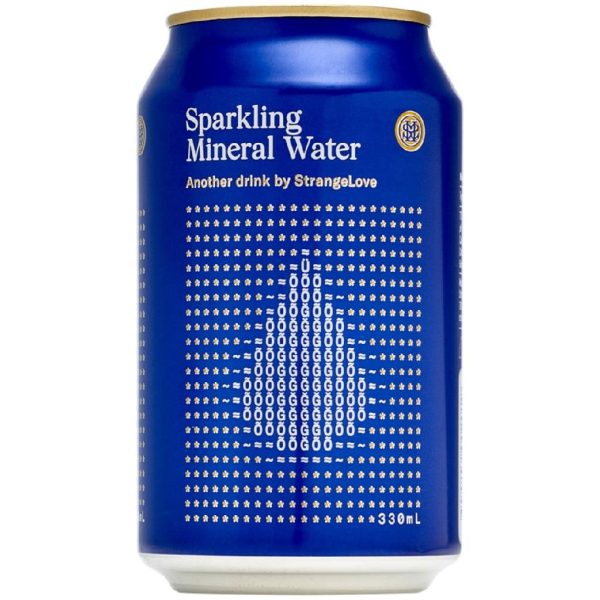 STRANGE LOVE – CANS – SPARKLING WATER – 24PK – 330MLS