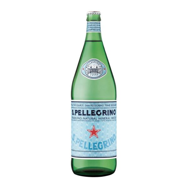 S.PELLEGRINO – GLASS – 1LTS – SPARKLING – 12PK