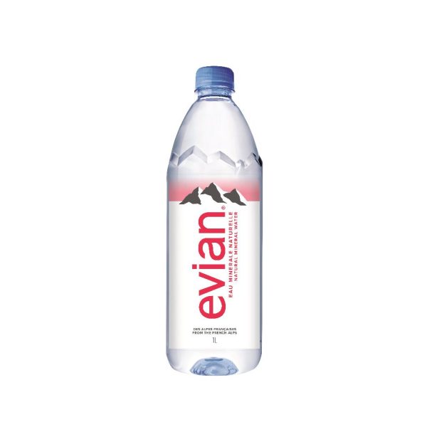 EVIAN WATER – 1LTS – 12PK