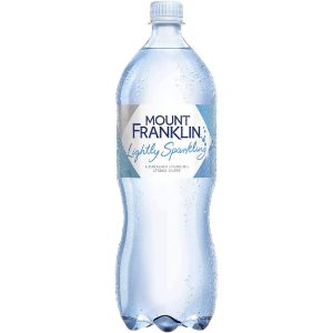 MOUNT FRANKLIN – 1.25LTS – PET – LIGHTLY SPARKLING SPRING – 12PK