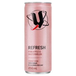 V – 250MLS – REFRESH – PINEAPPLE & WATERMELON – CANS – 24PK