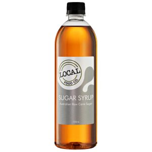 LOCAL FOOD CO – RAW SUGAR – SYRUPS – 750MLS