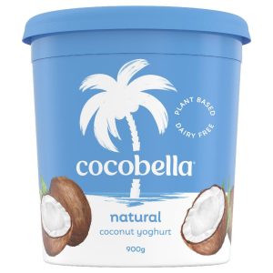 COCOBELLA – NATURAL – COCONUT YOGHURT – 3 X 900GMS – TUBS