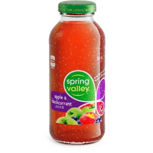 SPRING VALLEY – 300MLS – APPLE BLACKCURRANT JUICE – 24PK