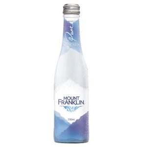 MOUNT FRANKLIN – GLASS – LIGHTLY SPARKLING SPRING – 330MLS – 24PK